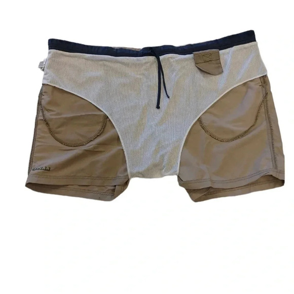 L.L.Bean Tan Swim Shorts Trunks Size  XXL - Picture 4 of 10